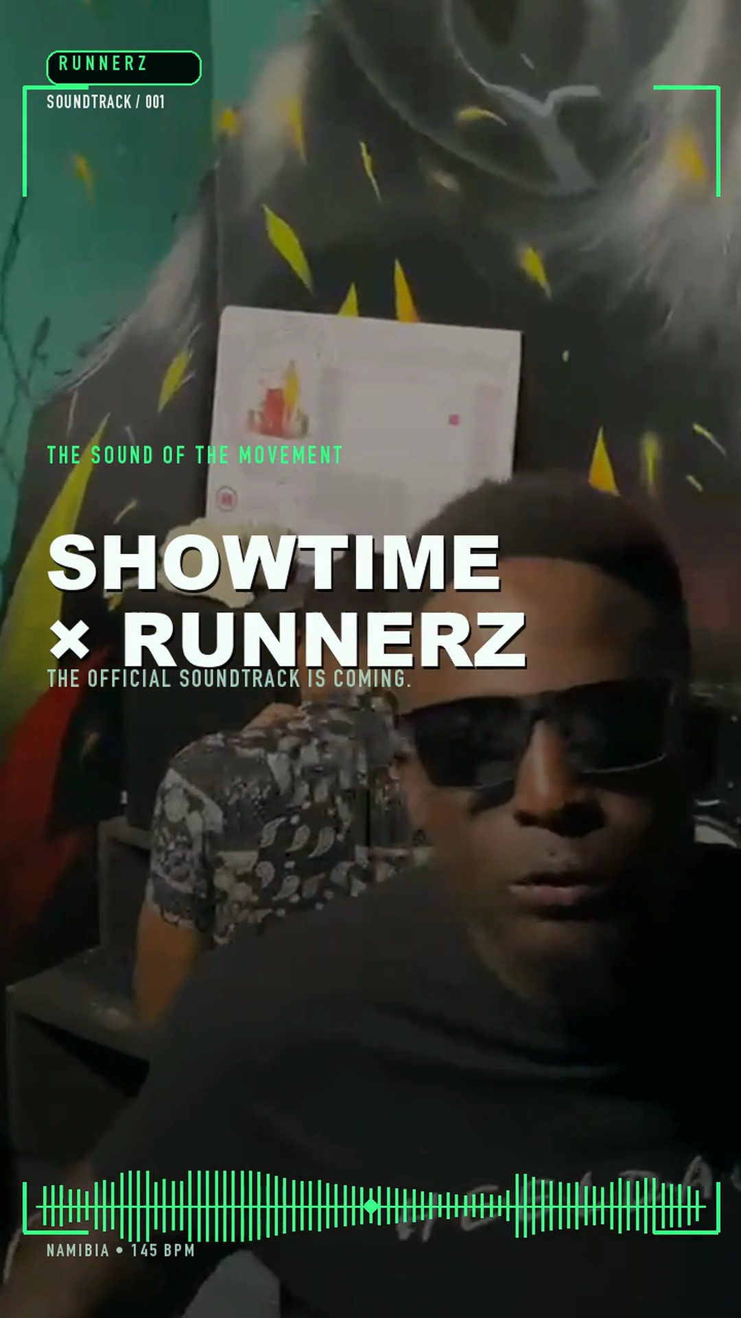 ShowTime in the Runnerz official soundtrack teaser cover