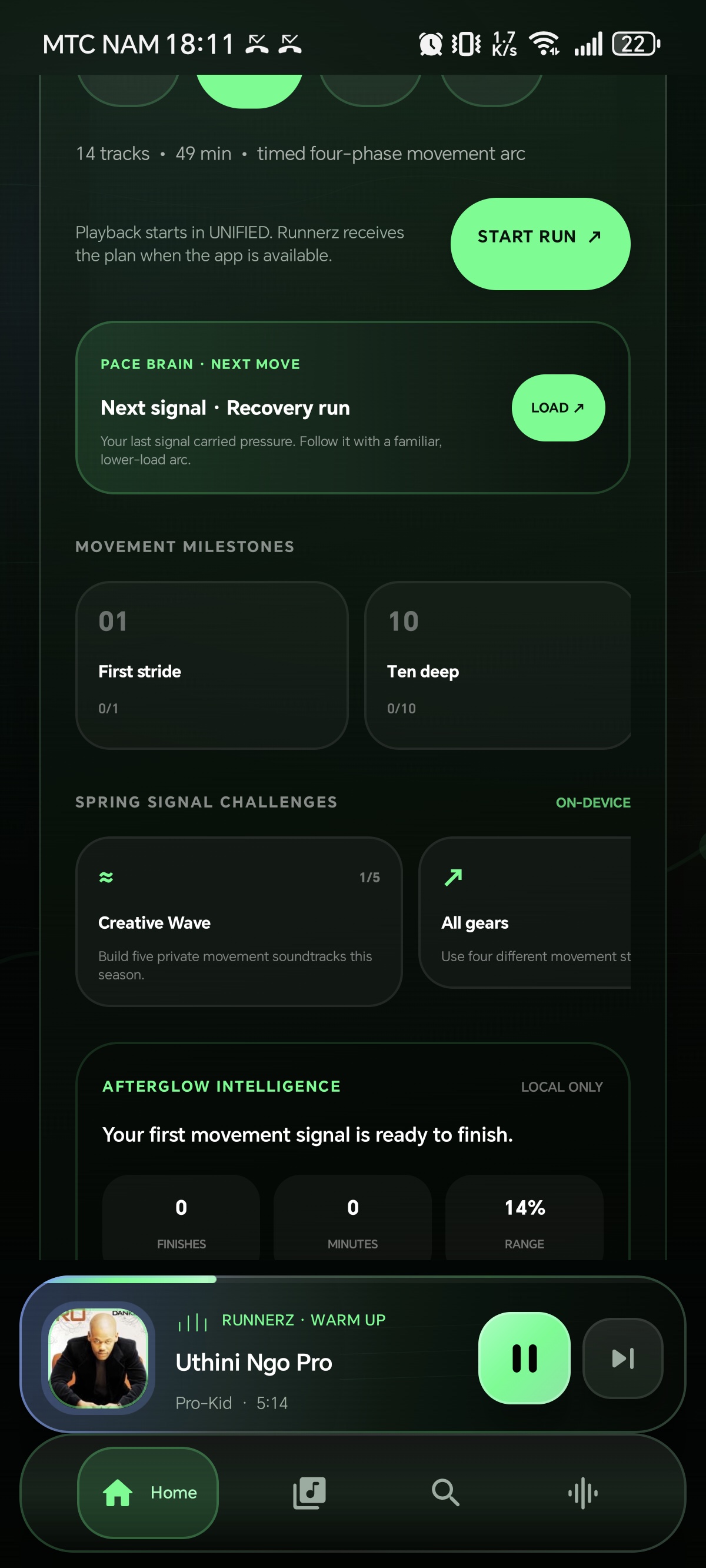 UNIFIED 11.0 private Afterglow intelligence